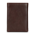 EB Signature Logo Leather Trifold Wallet