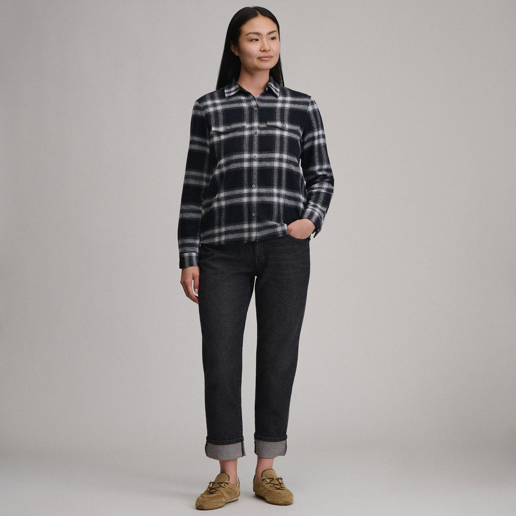 Women's Long-Sleeve Heritage Soft Classic Flannel Shirt