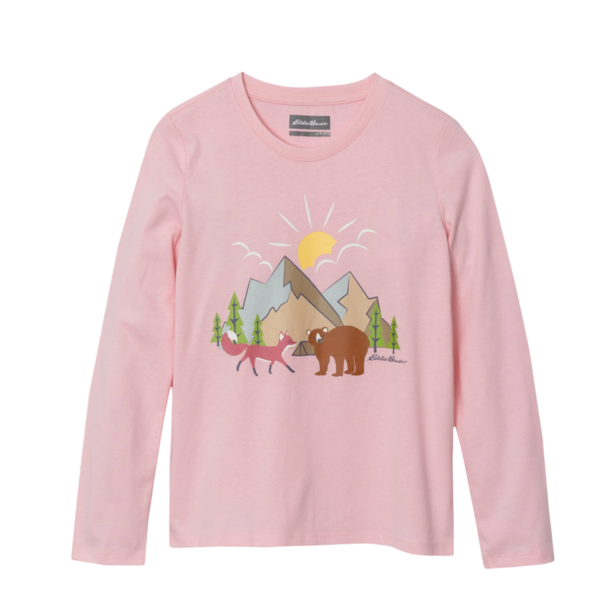 Girls Graphic Long-Sleeve T-Shirt - 2 Pack