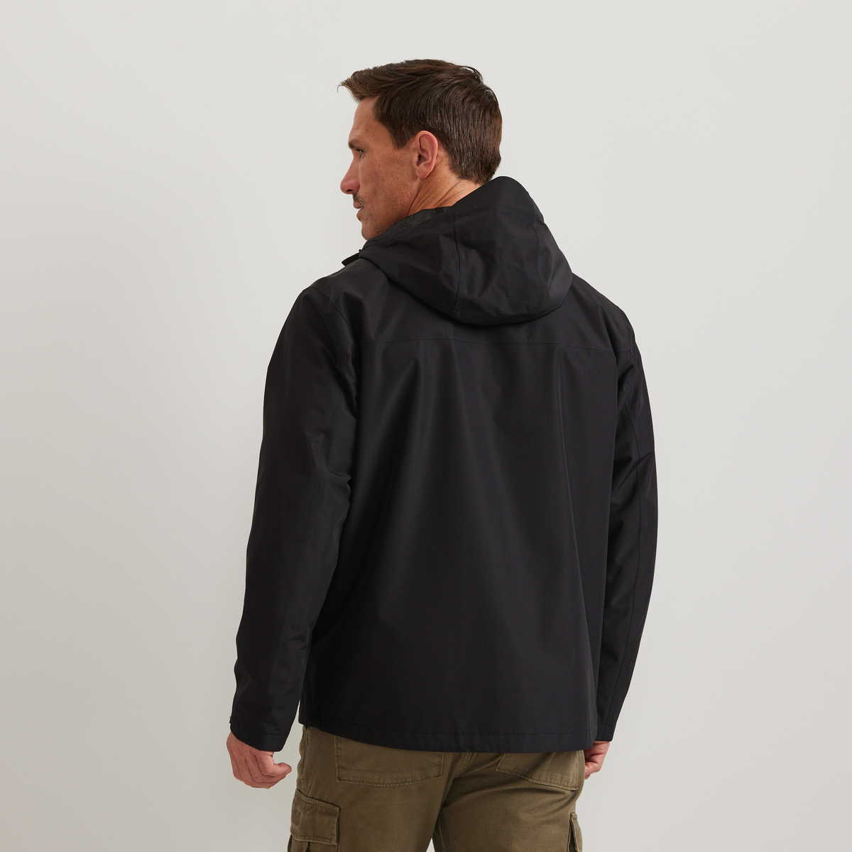 Men's Rain Trek Waterproof Packable Rain Jacket