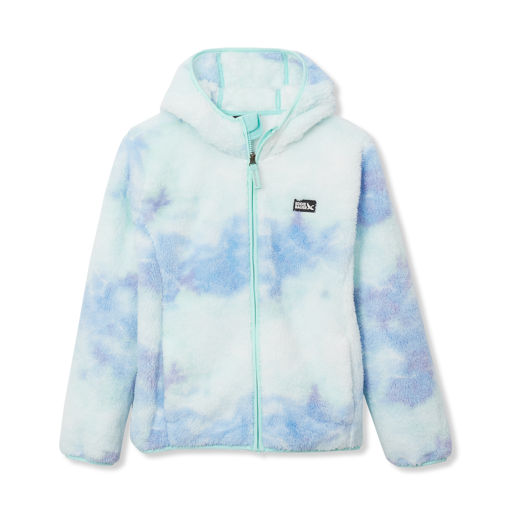 Kids Quest Fleece Plush Hooded Jacket - Print