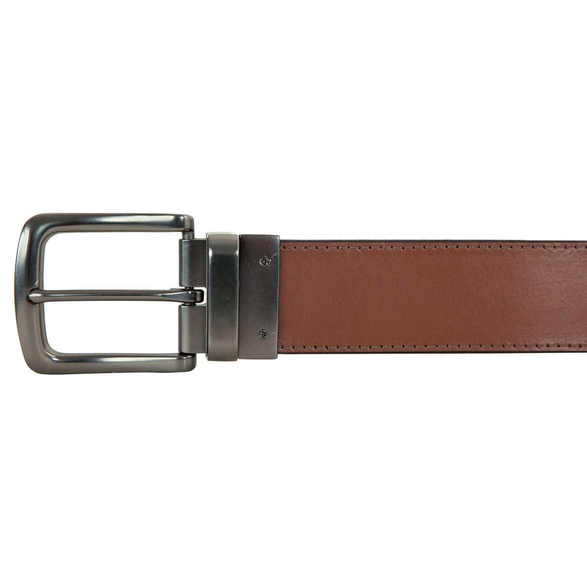 Men's Smooth Leather Reversible Belt