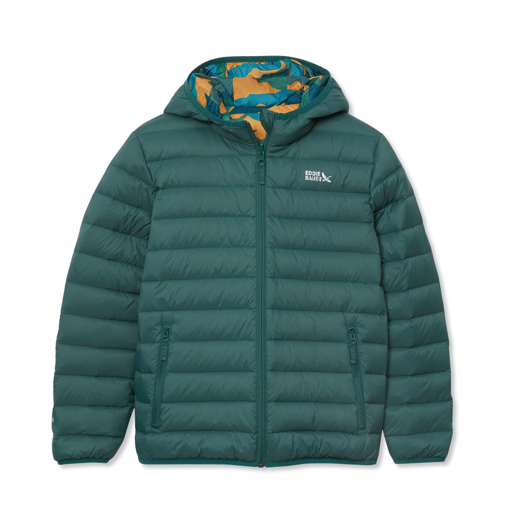Kids Reversible Cirruslite Down Hooded Jacket