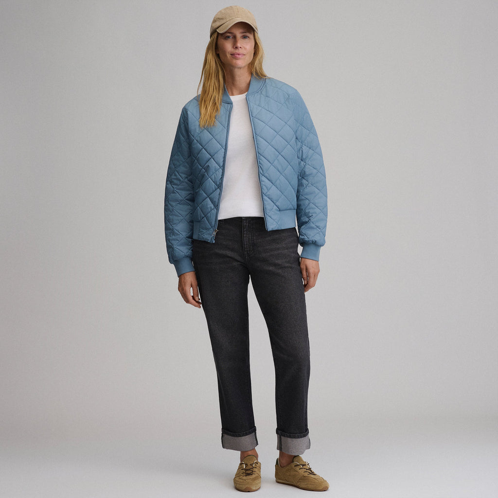 Women's Quilted Bomber