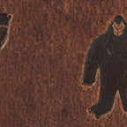 Men's Embossed Sasquatch Harness Leather Belt
