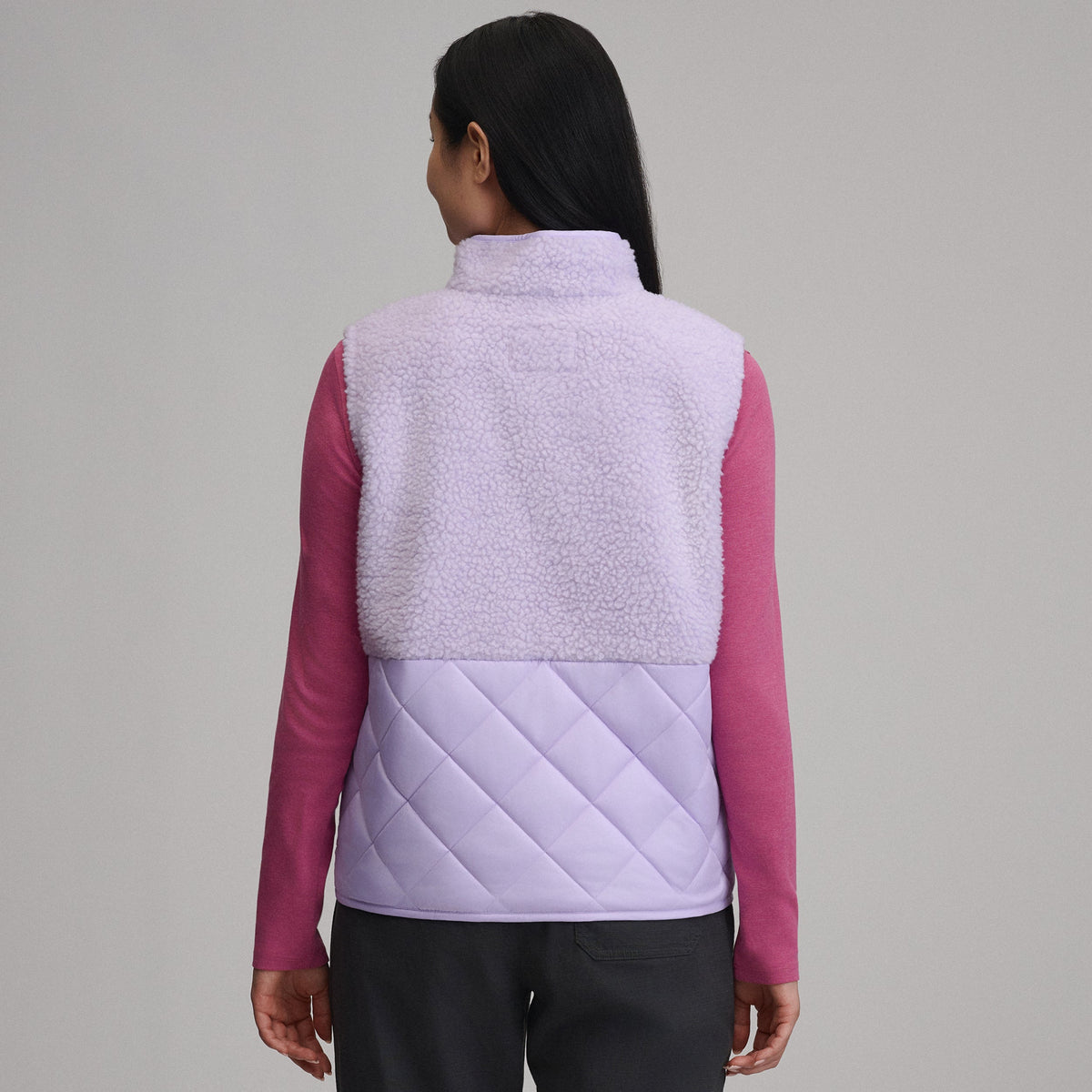 Women's Wander Mixed Media Fleece Vest