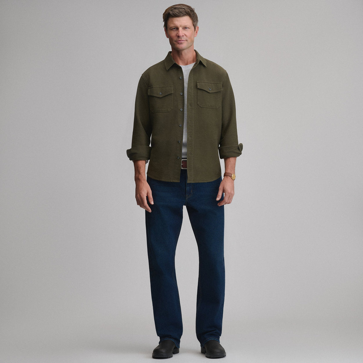 Men's Long-Sleeve Chamois Shirt