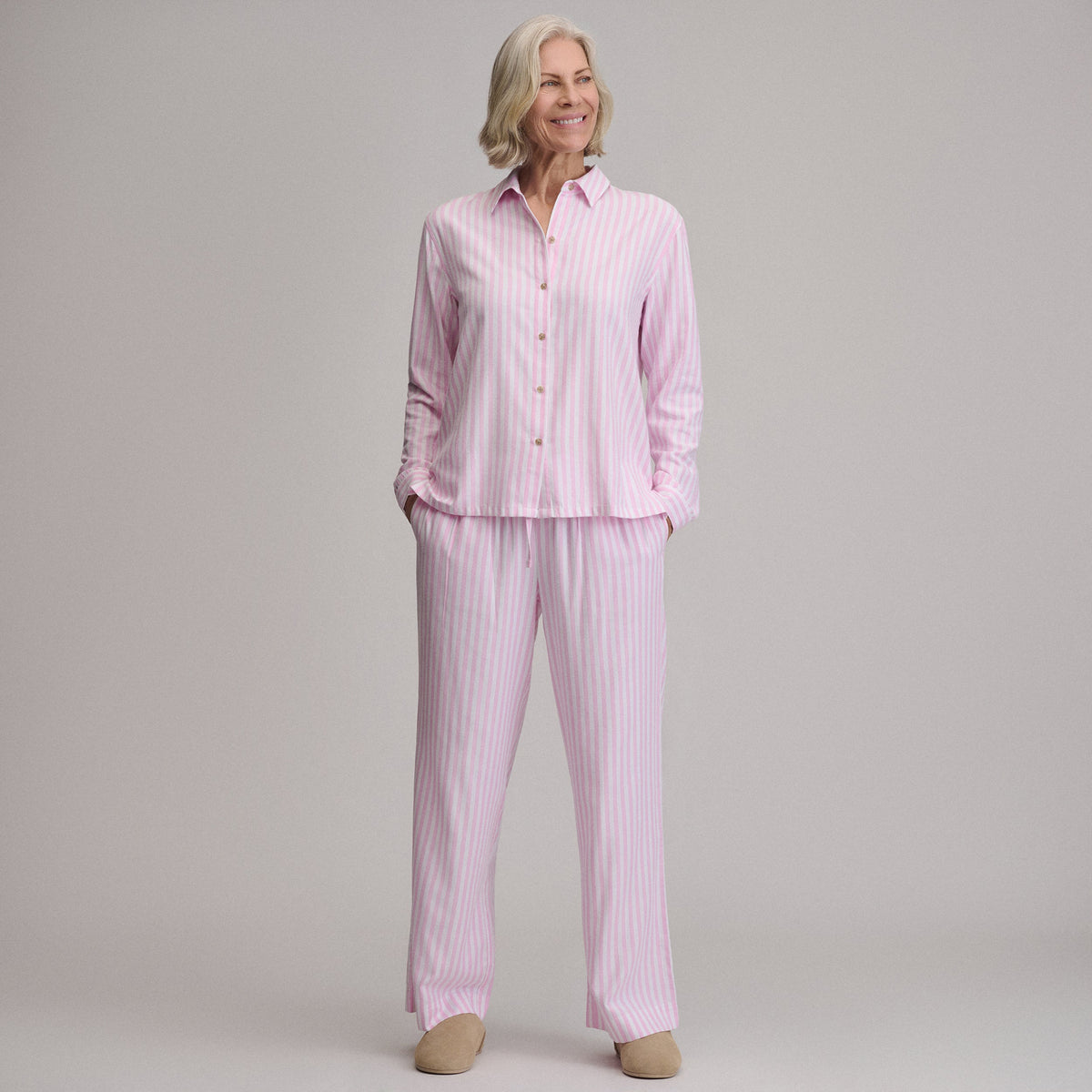 Women's Long-Sleeve Softened Sleep Shirt