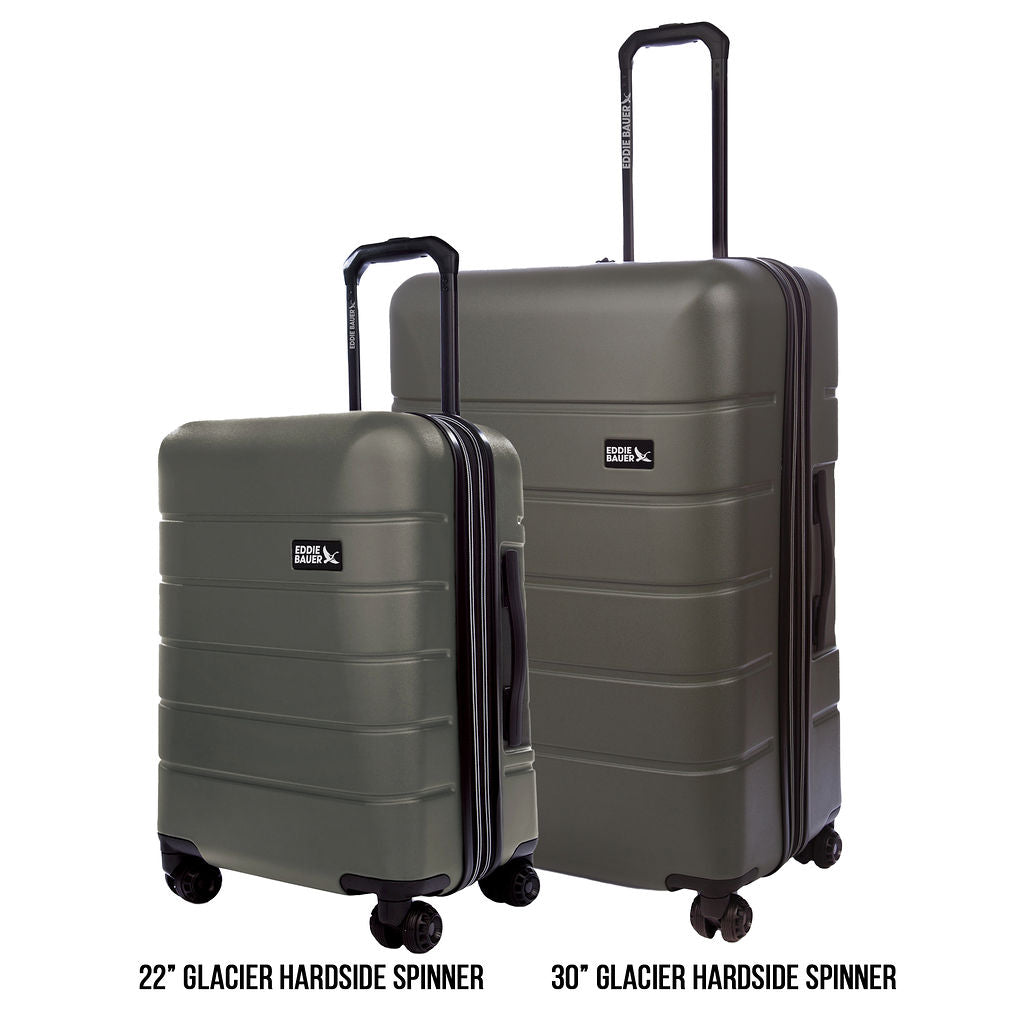 2 Pc Set Glacier Hardside Spinner (30" And 22")