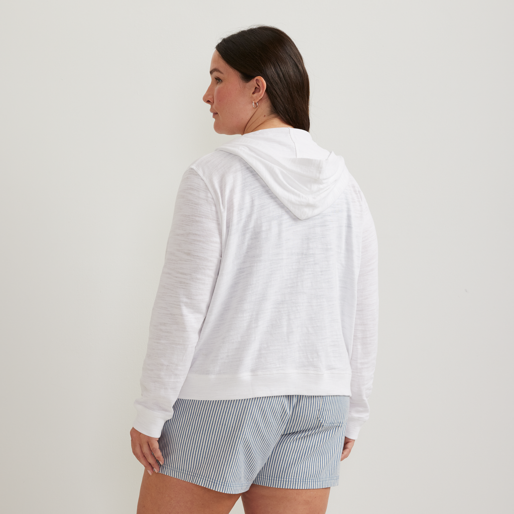 Women's Waverly Cotton Slub Full-Zip Sweatshirt