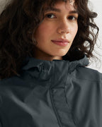 Women's Cloud Cap Waterproof Stretch Hooded Rain Parka