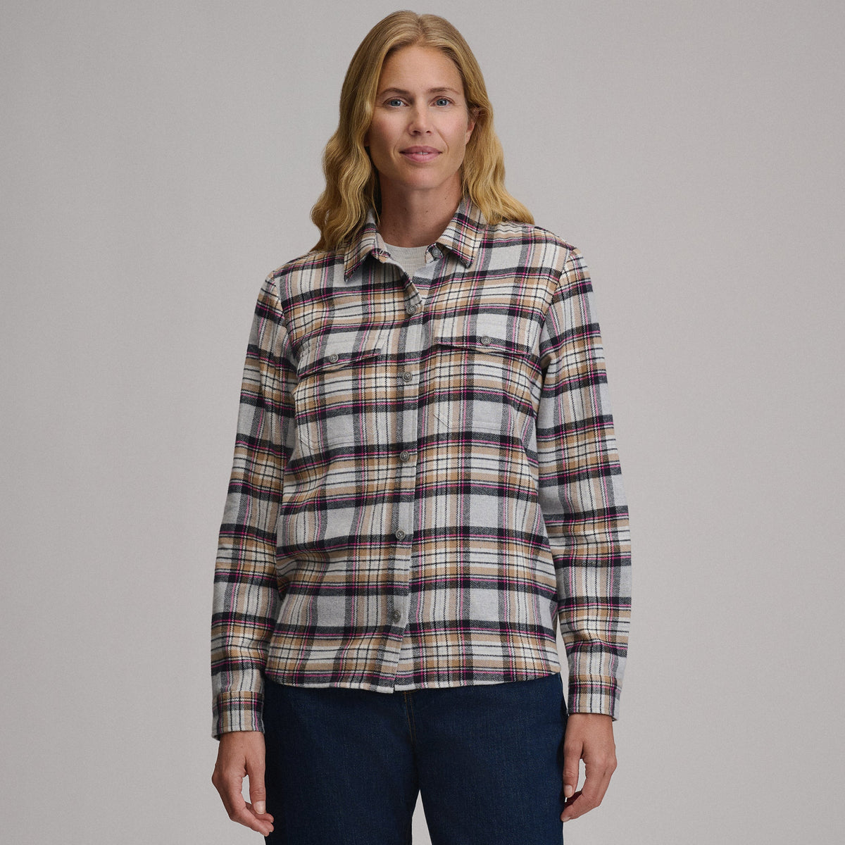 Women's Long-Sleeve Heritage Soft Classic Flannel Shirt