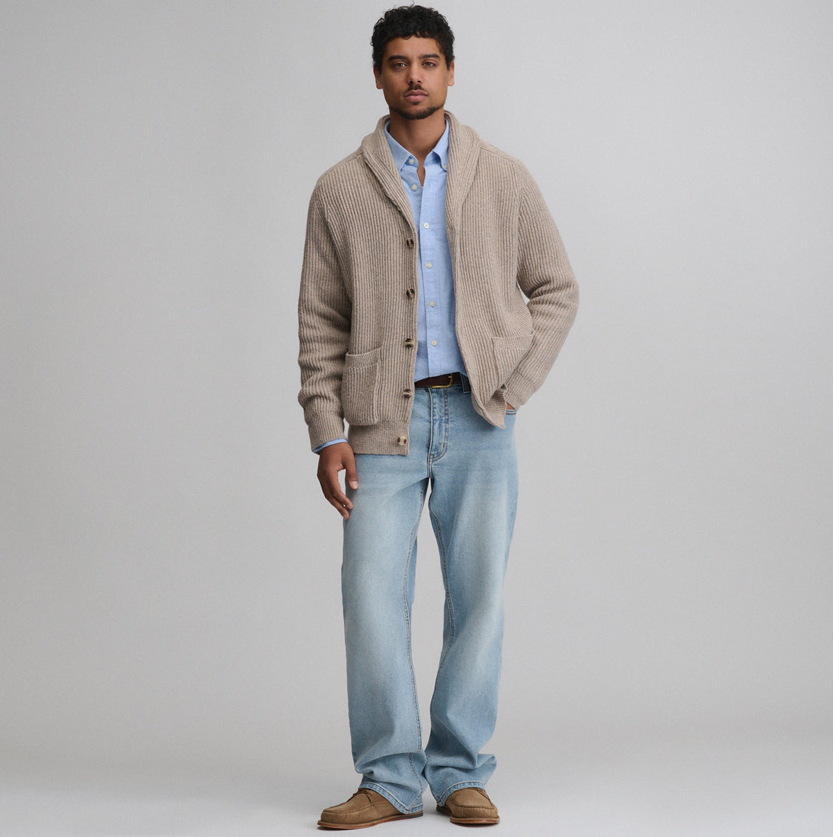 Men's Fletcher Bay Shawl Collar Cardigan Sweater