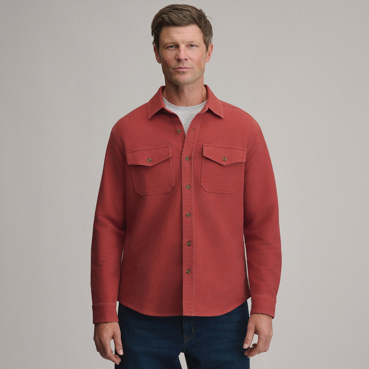 Men's Long-Sleeve Chamois Shirt