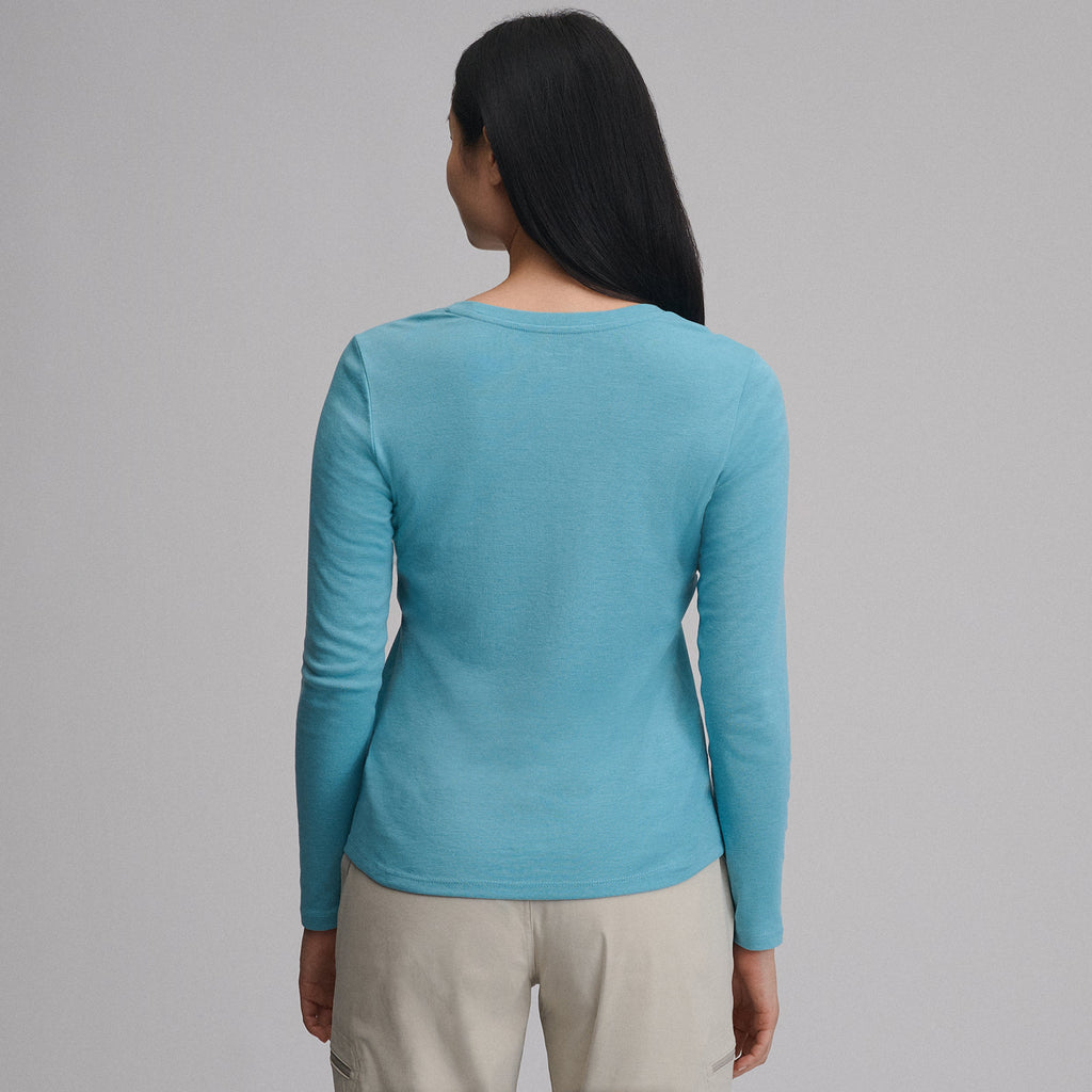 Women's Everyday Long-Sleeve Crewneck T-Shirt