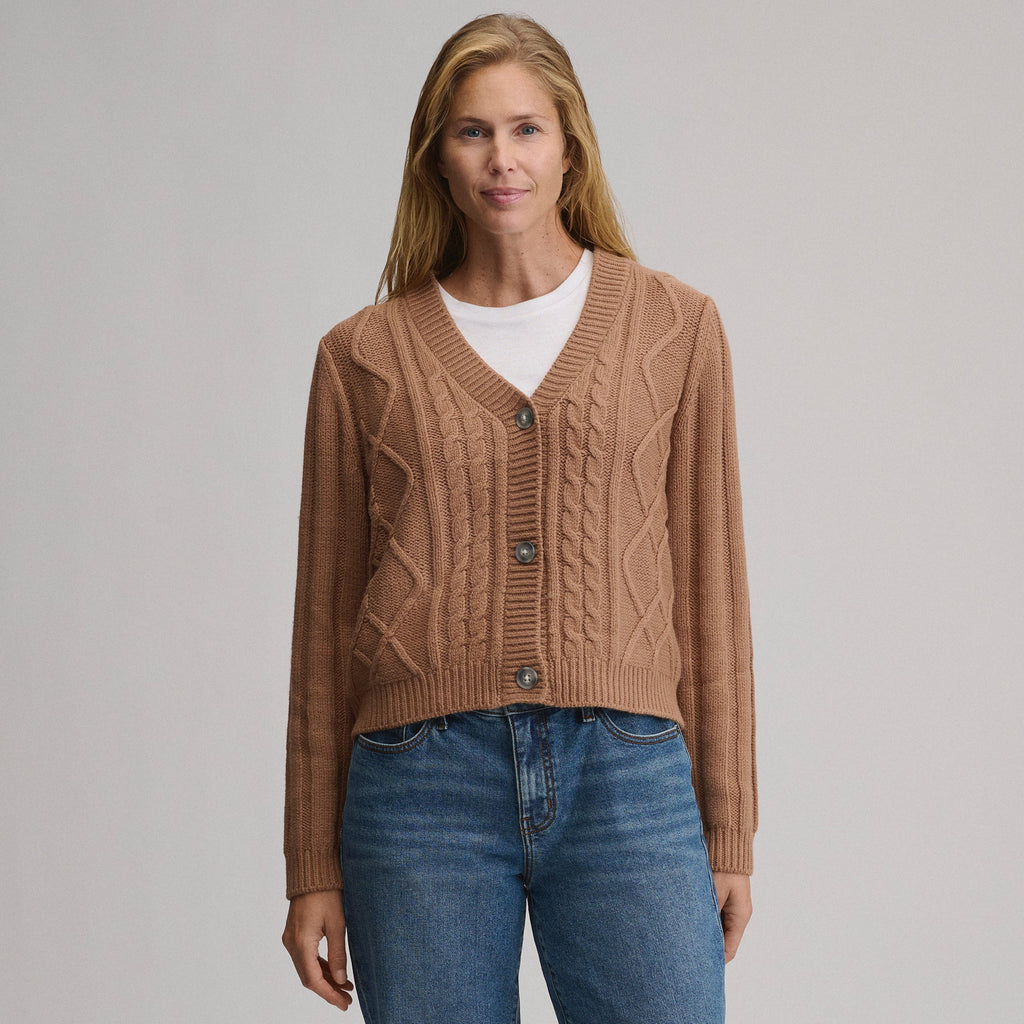 Women's Everloft Cable Cardigan Sweater