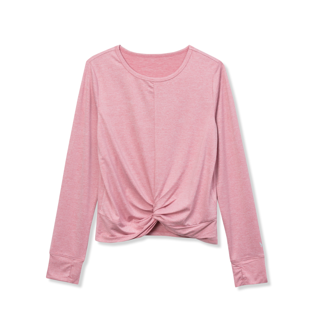 Girls Trail Twist Front LS Top