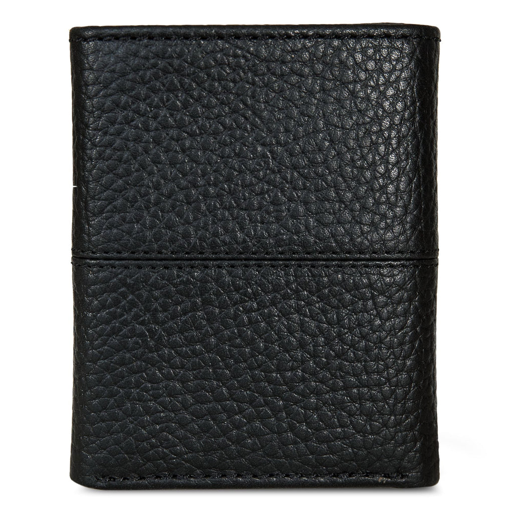 Extra Capacity Rugged Leather Trifold With Flip Id
