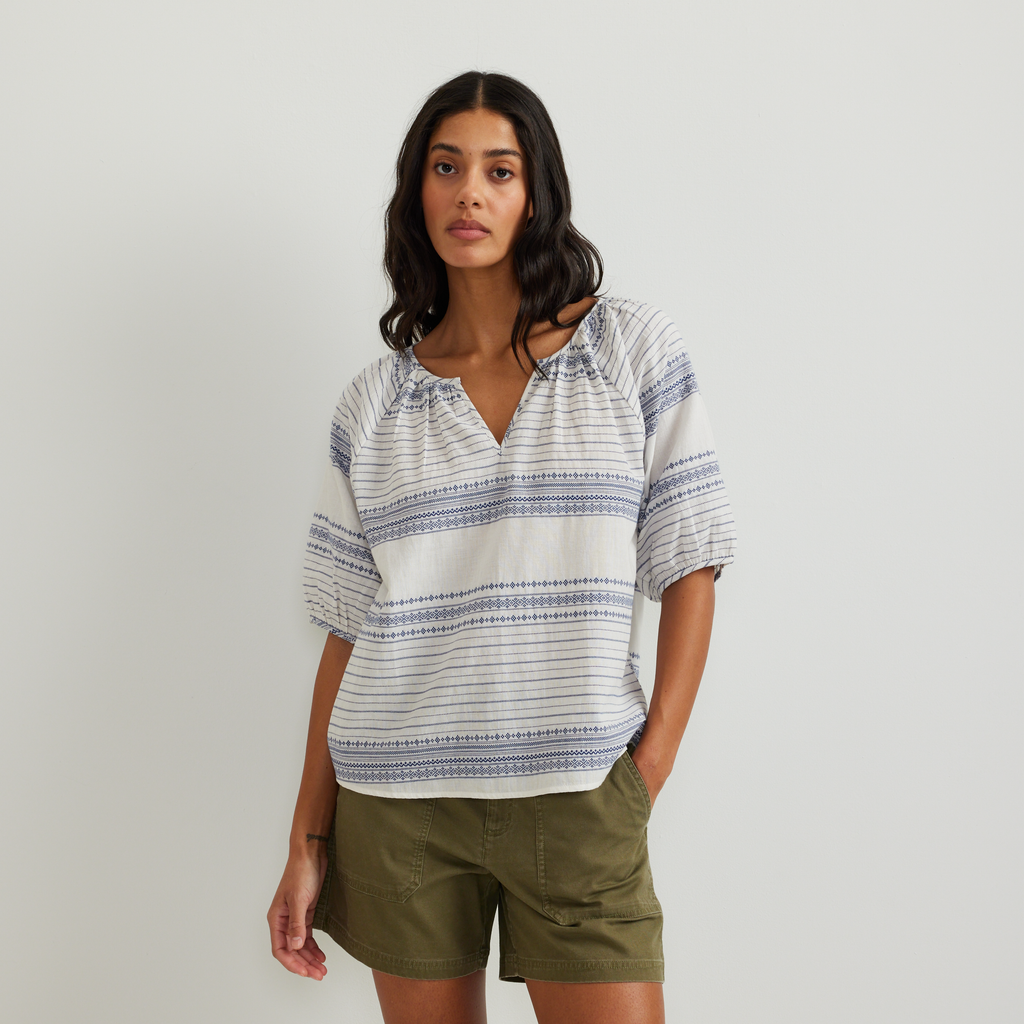 Women's Dobby Striped Shirt