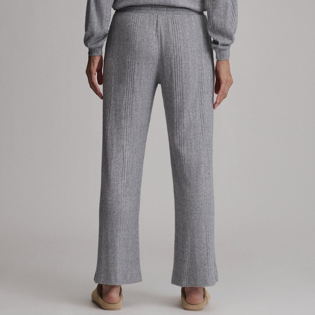 Women's Cozy Rib Wide-Leg Pants