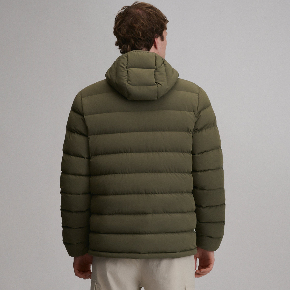 Men's EB Stretch Down Hooded Jacket