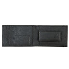 Rugged Leather Money Clip Bifold Wallet