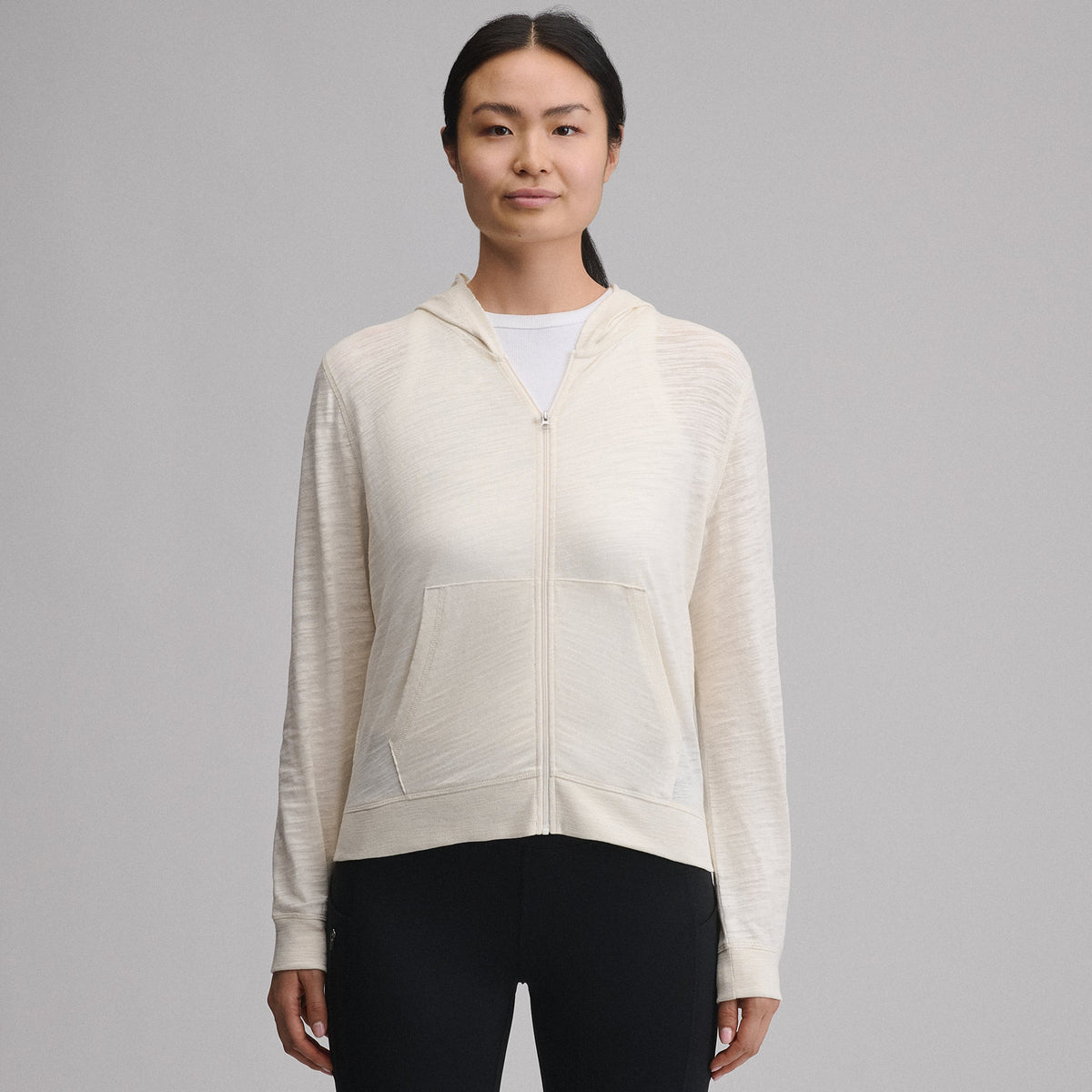 Women's Waverly Cotton Slub Full-Zip Sweatshirt