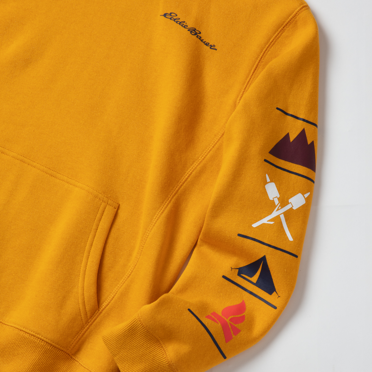 Boys Graphic Camp Fleece Hoodie