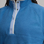 Women's Plush Fleece Snap-Mock Pullover