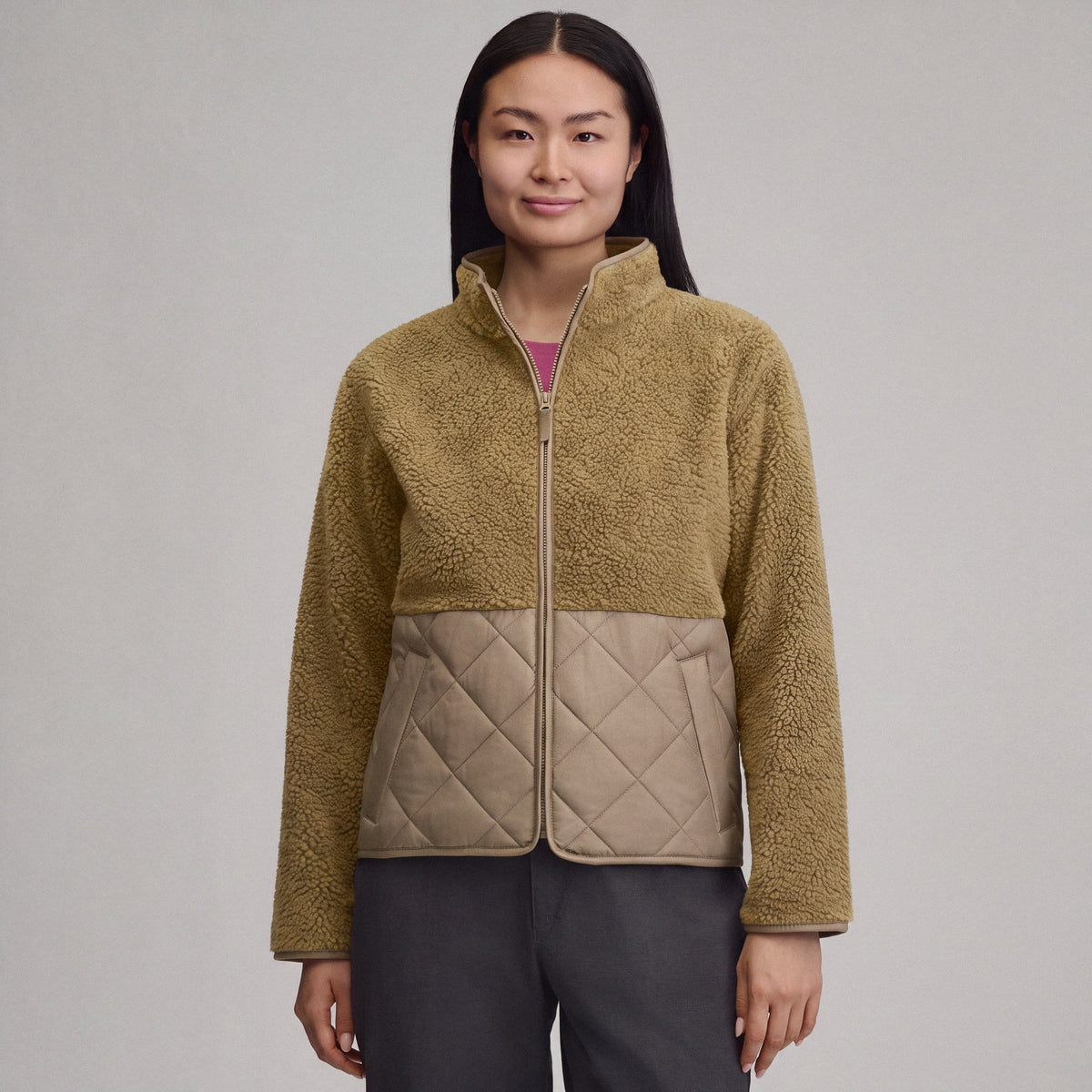 Women's Wander Mixed Media Fleece Jacket