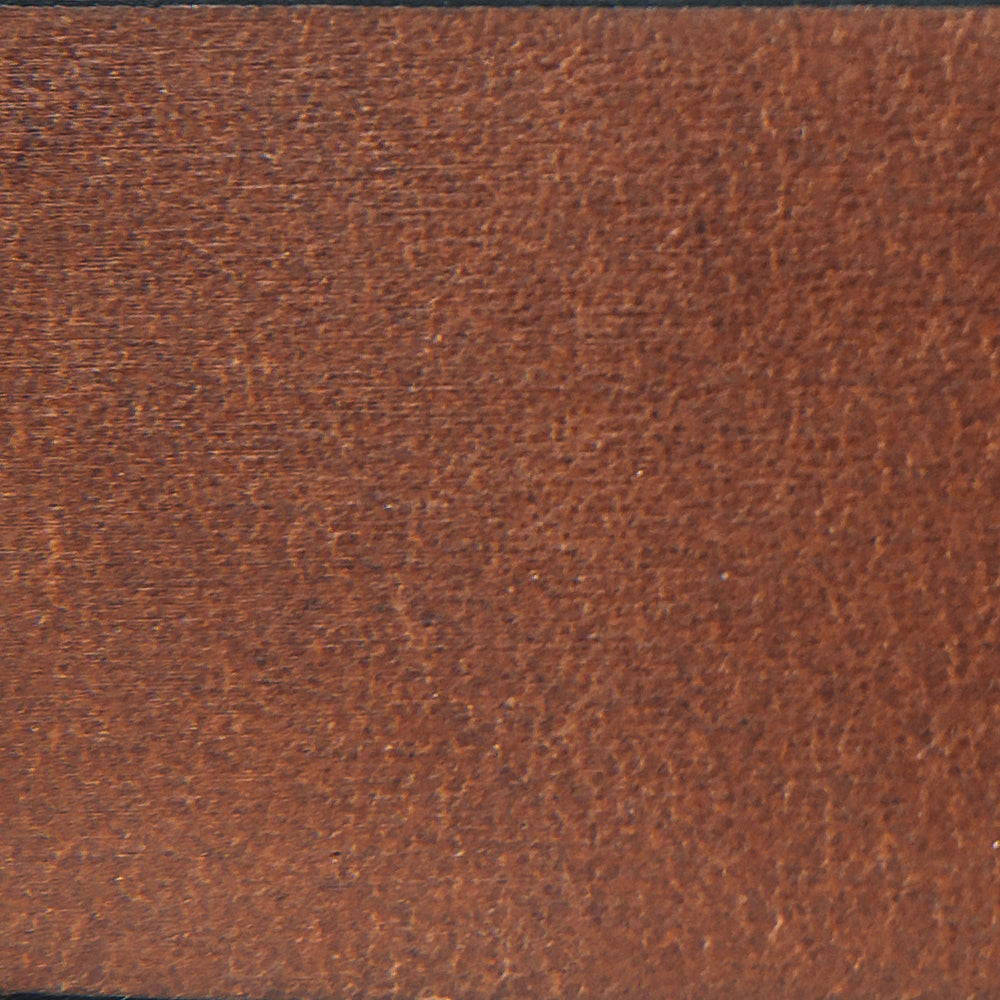 Men's Bridle Leather Belt With Nickel Finish Buckle