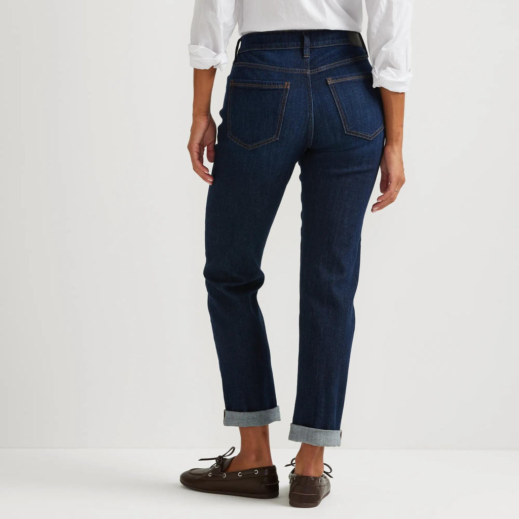 Women's Boyfriend Mid-Rise Slim Fit Jeans