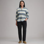 Women's Long-Sleeve Heritage Soft Boyfriend Flannel Shirt