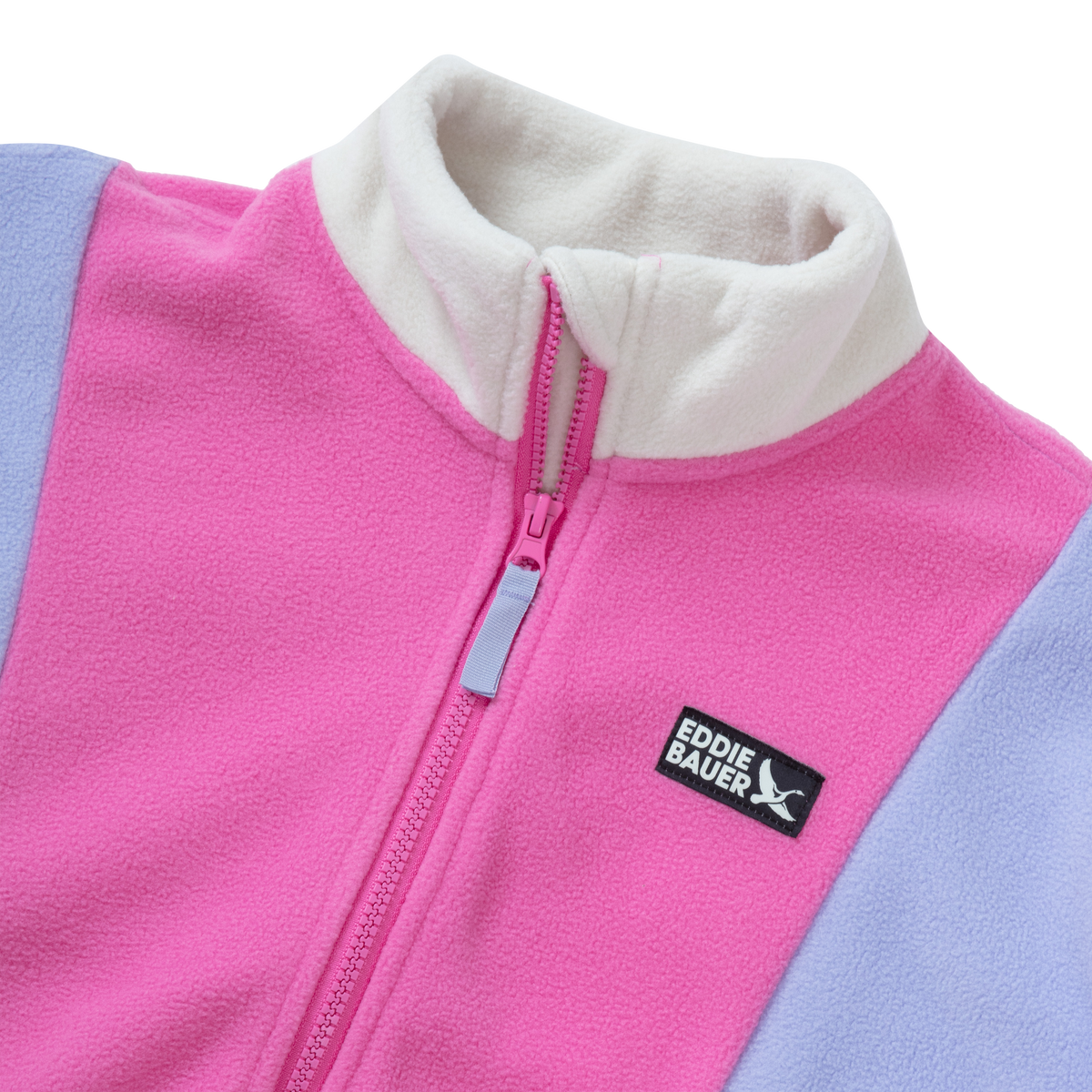Girls Quest Fleece Colorblock Full Zip Jacket