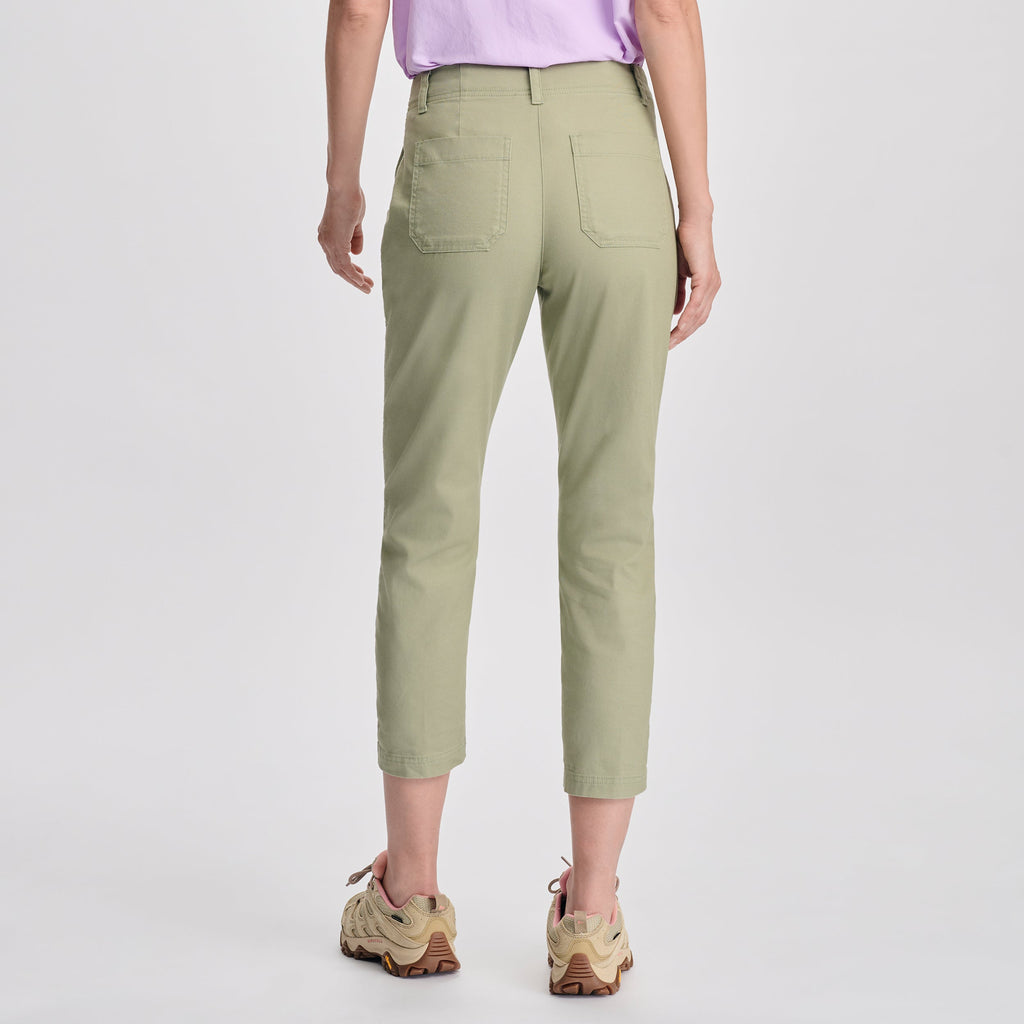 Women's Utility Stretch Canvas Kick Cropped Pants