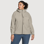 Women's Cloud Cap 3L Waterproof Stretch Hooded Rain Jacket