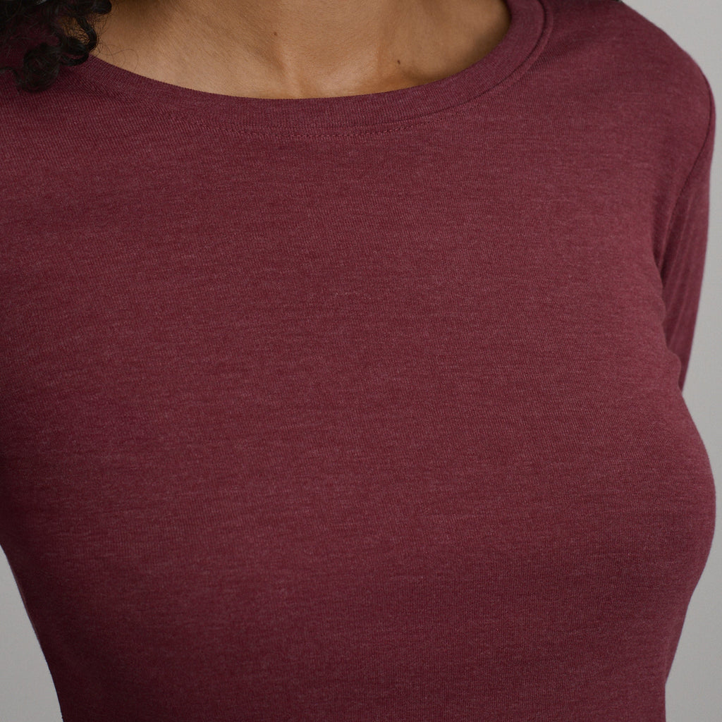 Women's Fav Long Sleeve Crew Neck Tee