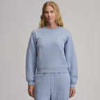 Women's Quilted Crew