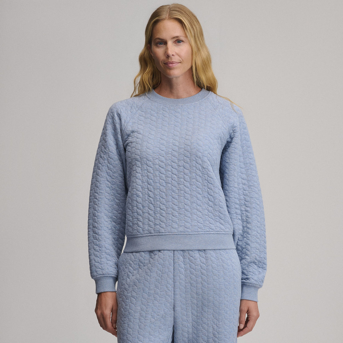 Women's Quilted Crew
