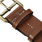 Women's Double Keeper Leather Jean Belt