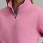 Women's Authentic Outdoor Full-Zip Fleece Mock Pullover