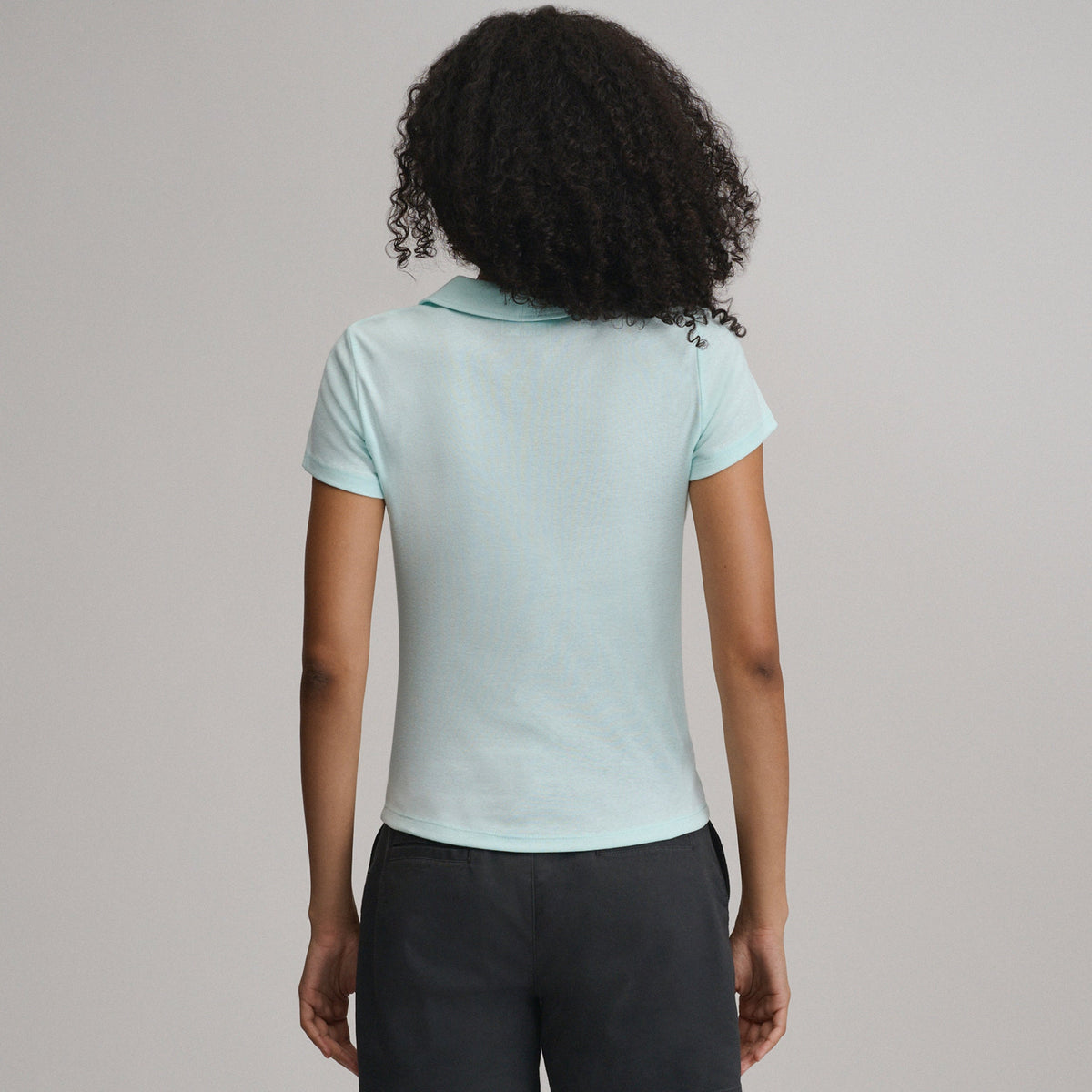 Women's Everyday Short Sleeve Collared Split Neck