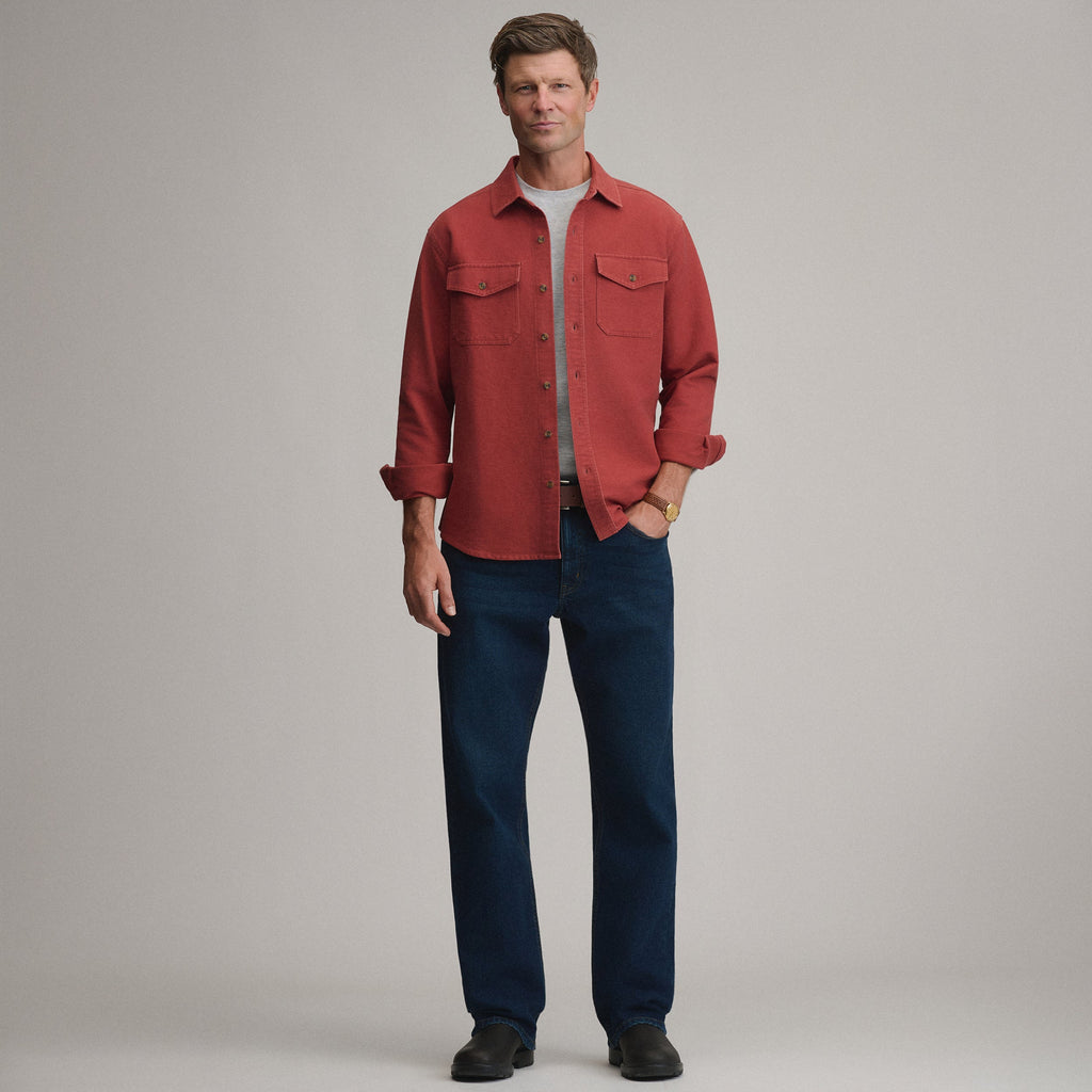 Men's Long-Sleeve Chamois Shirt