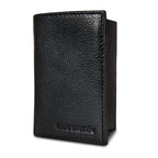 EB Signature Logo Leather Trifold Wallet