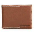 EB Signature Top Stitch Leather Passcase Wallet