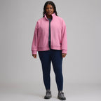 Women's Authentic Outdoor Full-Zip Fleece Mock Pullover