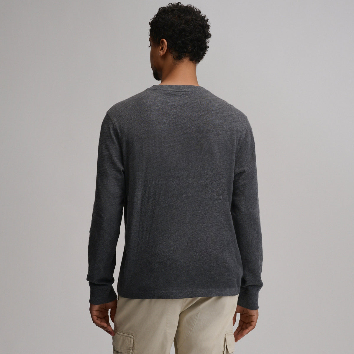 Men's Slub Jersey Henley
