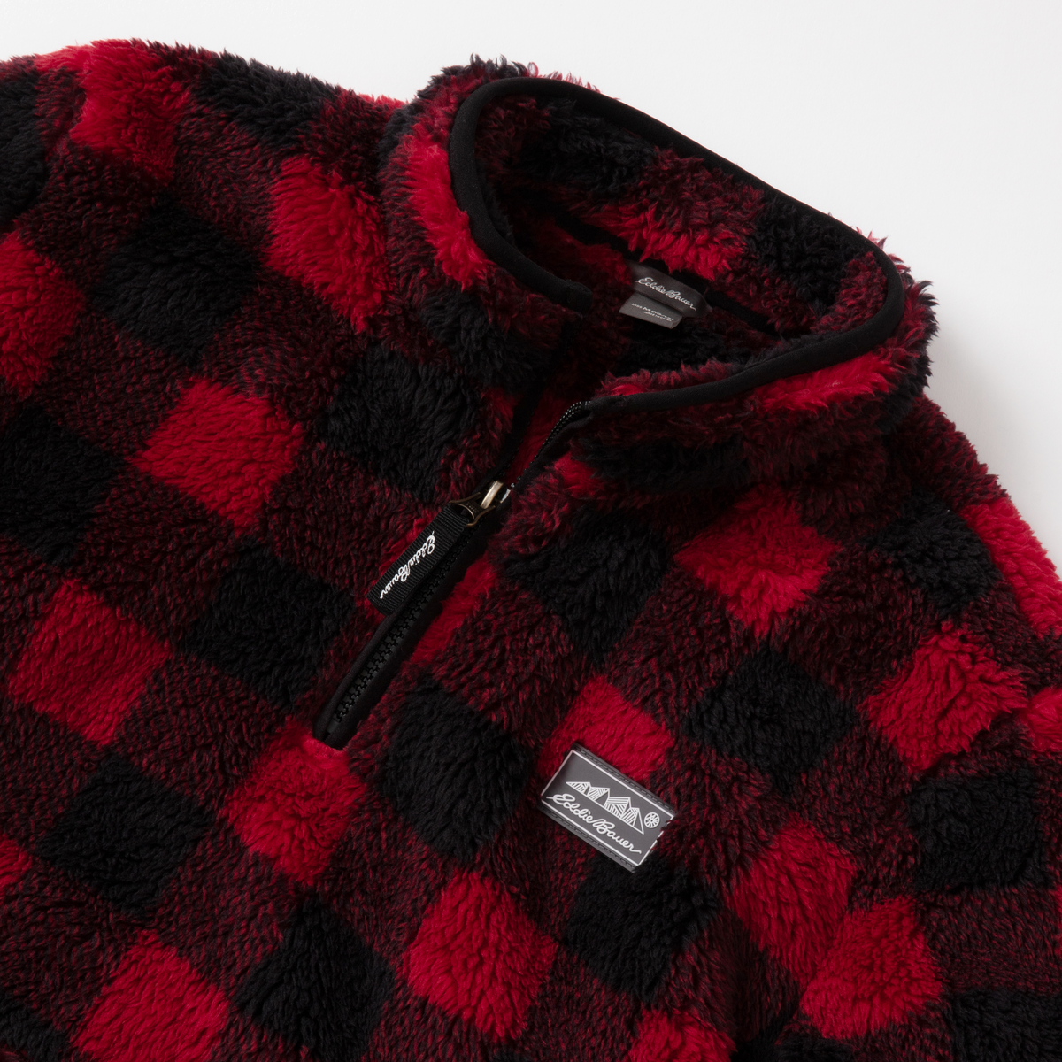 Kids Quest Fleece Plush 1/4-Zip Jacket - Print