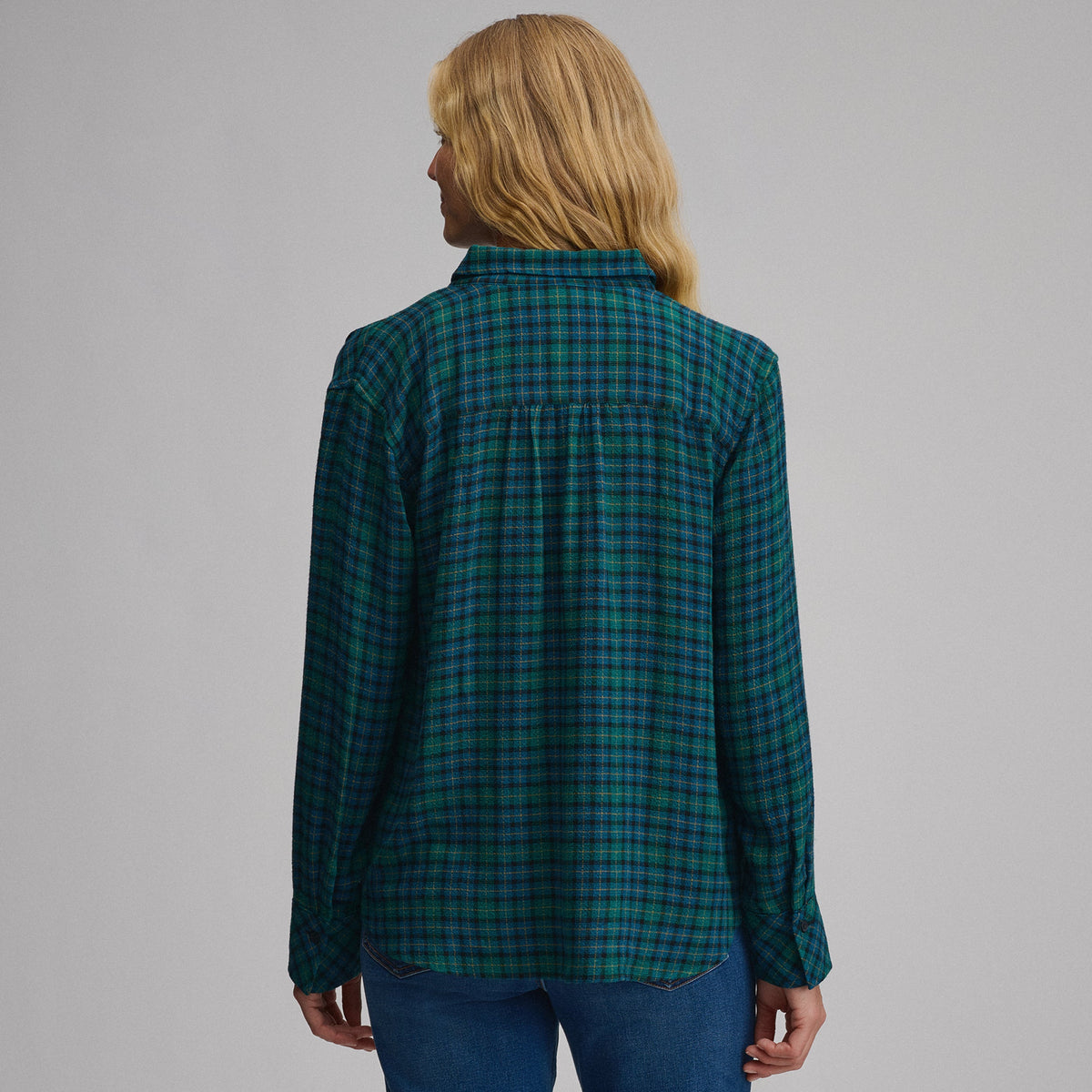 Women's Long-Sleeve Softened Button-Down Shirt