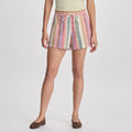 Women's Woven Cotton Slub Short